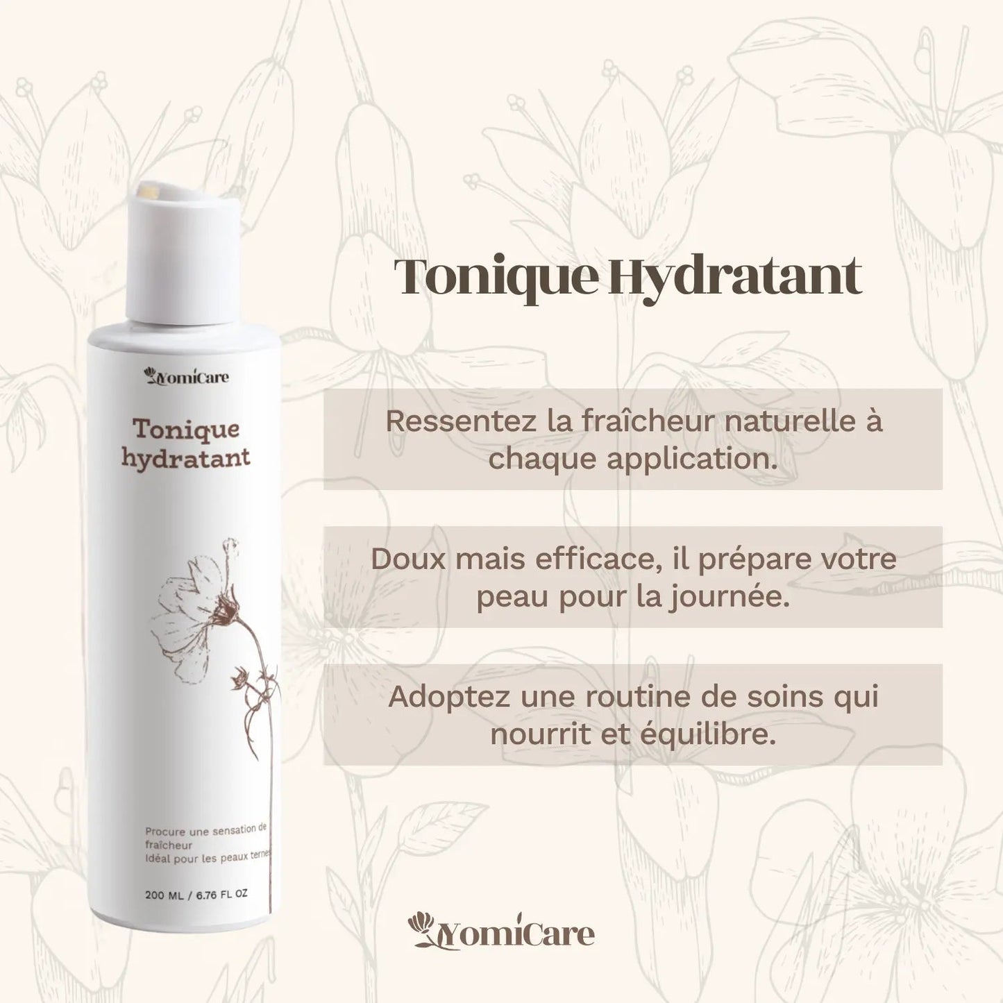 Tonique Hydratant - YomiCare