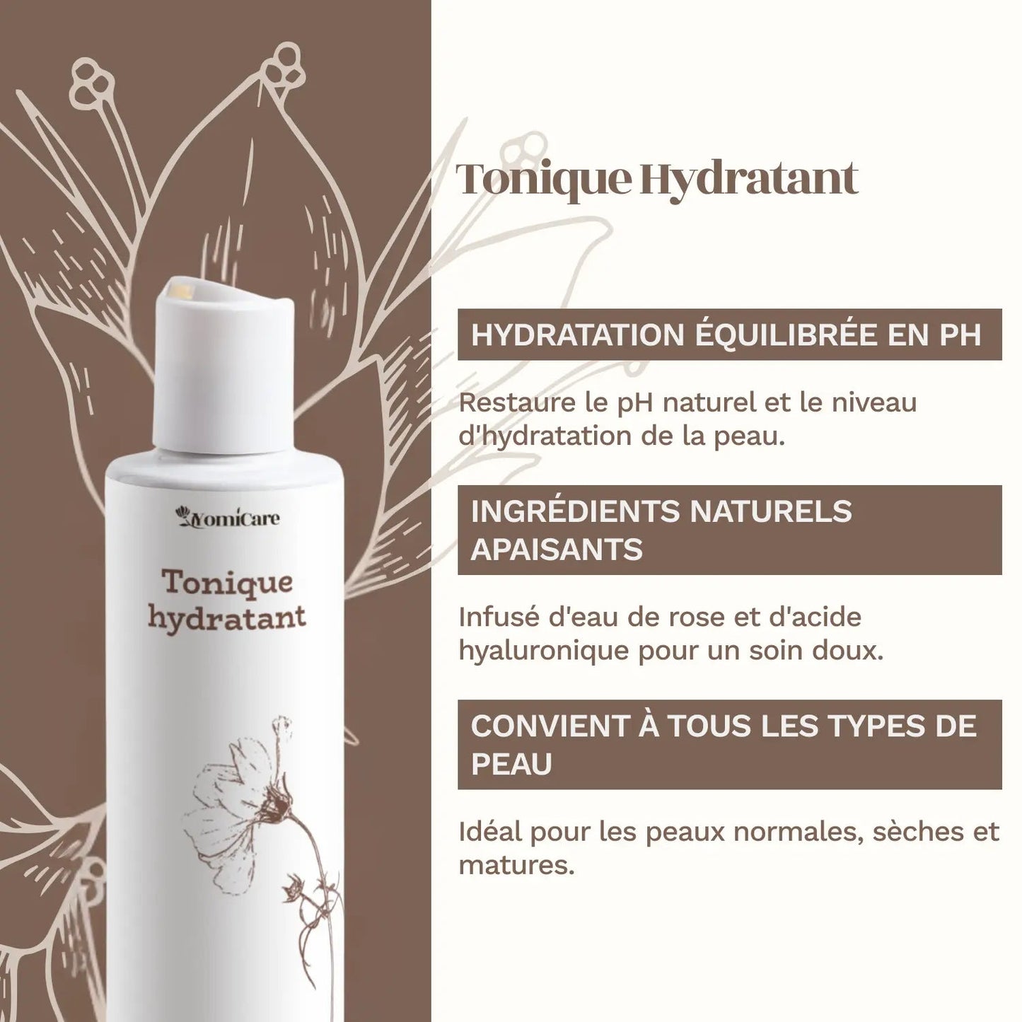 Tonique Hydratant - YomiCare