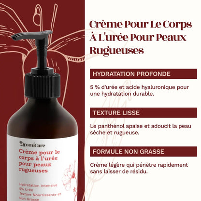 Crème pour le corps à l'urée pour peaux rugueuses - YomiCare
