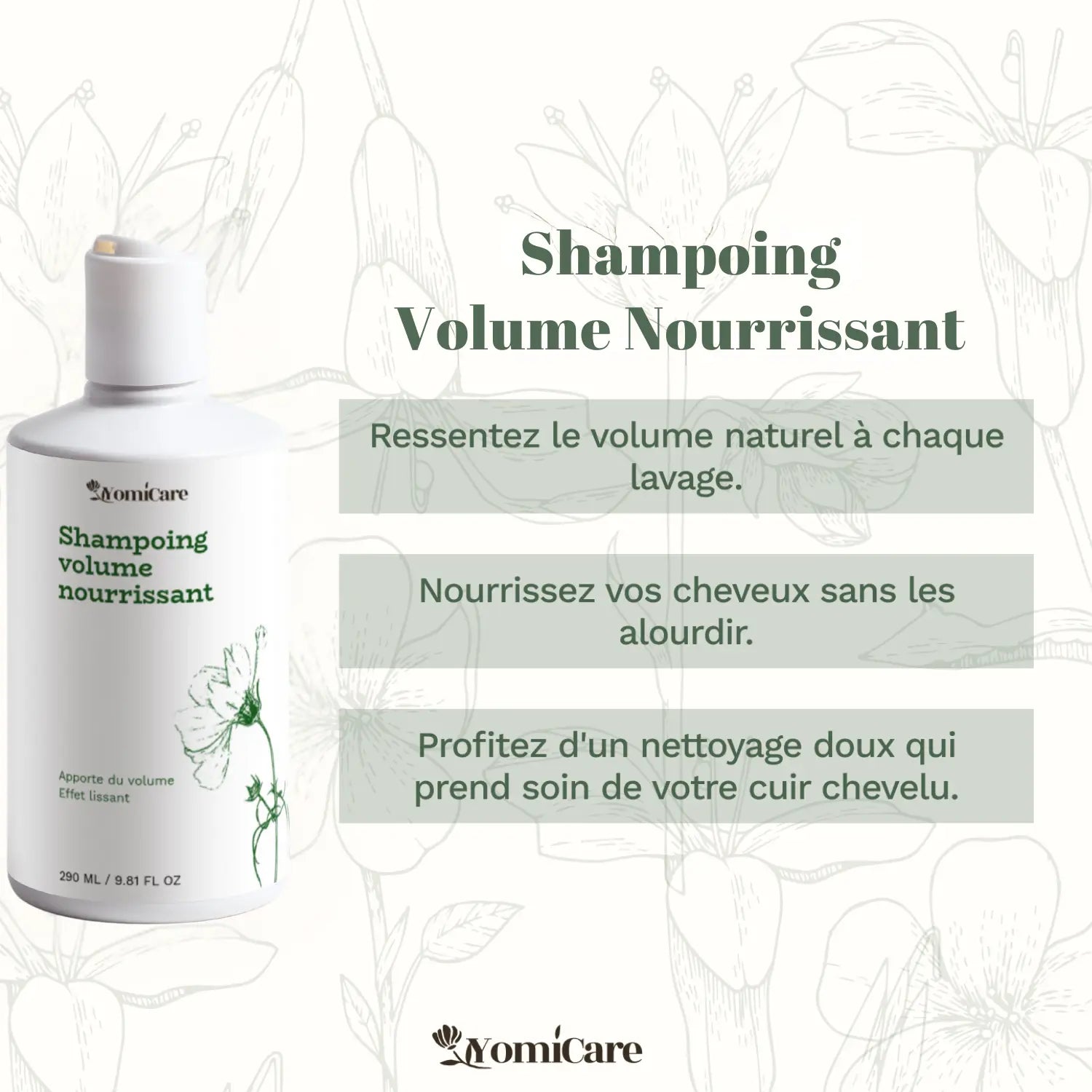 Shampoing Volume Nourrissant - YomiCare